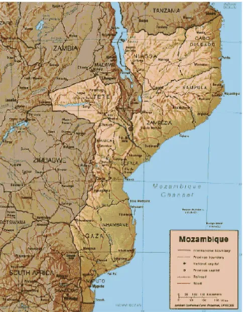 Figure 1. Mozambique. Source: Welch (2003). 