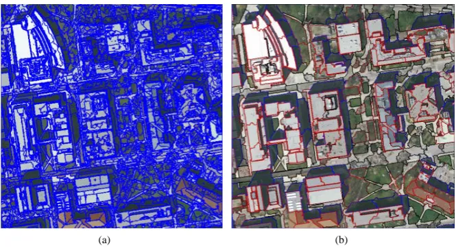 Figure 4. Test data used in the study: (a) VHR imagery; (b) LiDAR-based DSM.                                     