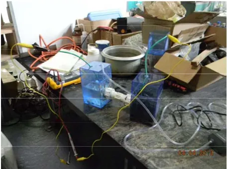 Figure 2. Picture of MFC system setup. 