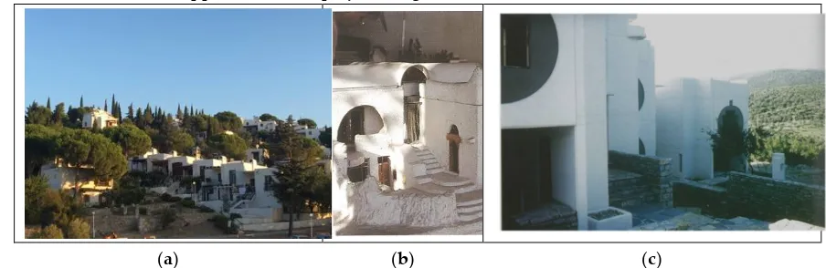 Figure 5. Morphology in Resort Villages of Çinici (a) Ar-Tur Holiday Resort [26], (b) Çapa Holiday Village 