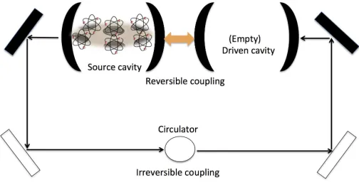 FIG. 8: Illustration of the general all-optical feedback of Fig. 7speciﬁcally used for establishing quantum control in the Dickeity