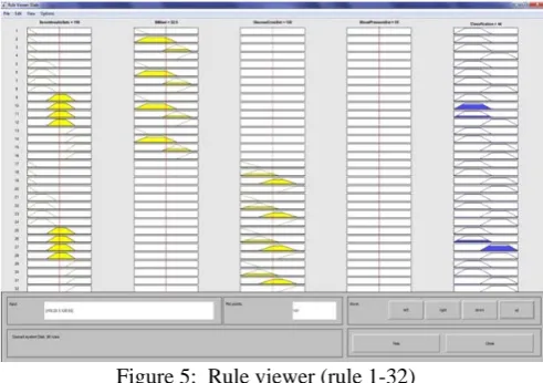 Figure 5:  Rule viewer (rule 1-32) 