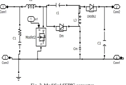 Fig. 1  Block diagram for the proposed system. The Mod SEPIC’S output is compared with another 