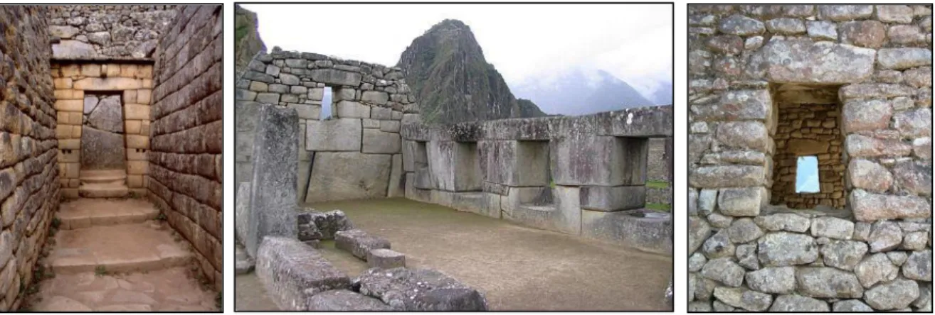 Fig. 10: Doors and windows as a trapeze in Machu Picchu.  Conclusion: 