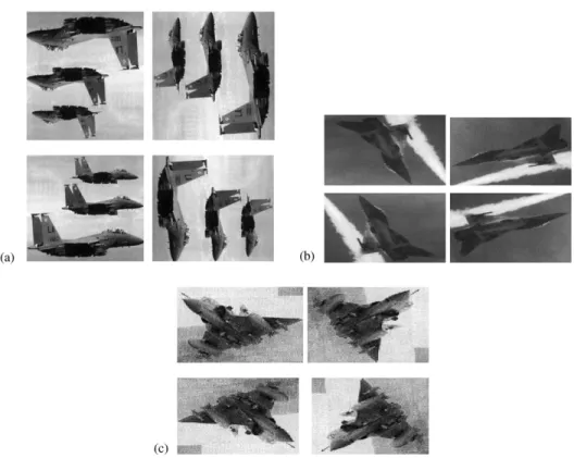 Fig. 5. Groups of images of 256 gray level used in testing of the neural-genetic algorithm