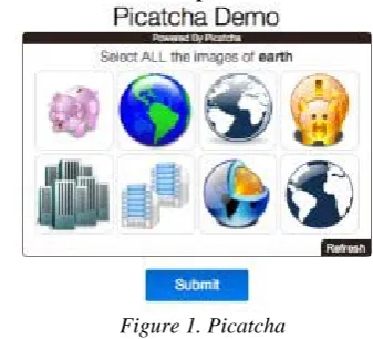 Figure 1. Picatcha This CAPTCHA provides the user with a choice of 