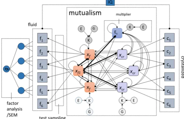 Figure 3. M matrix for the model in Figure 2. 