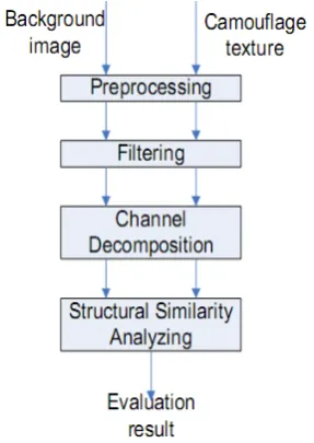 Fig 1: Camouflage assessment Frame work for WSSIM 