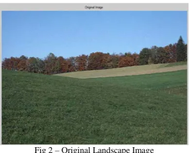 Fig 3- Texture 1 image of landscape view 