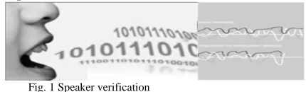 Fig. 1 Speaker verification 