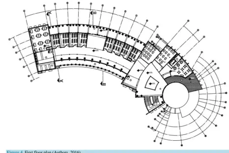 Figure 4. First floor plan (Authors, 2016). 