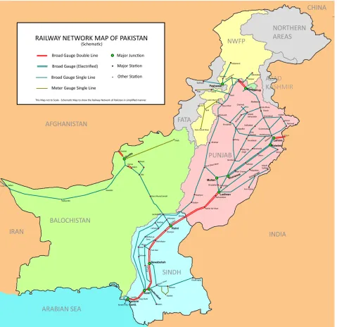 Figure 4 Pakistan Railway Network 