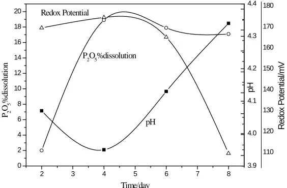 Figure (3): Effect of Different Incubation Time Period on Phosphate Dissolution by Penicillium chrysogenum 