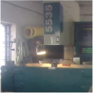 Fig. 1: EDM machine 