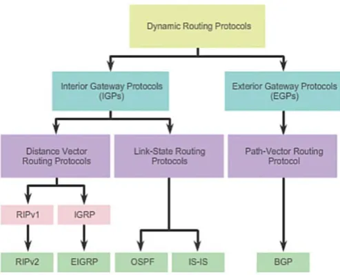 Fig. 1: Dynamic Routing Protocol Classification 
