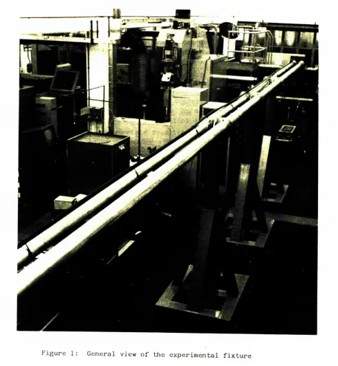 Figure 1: General view of the experimental fixture 