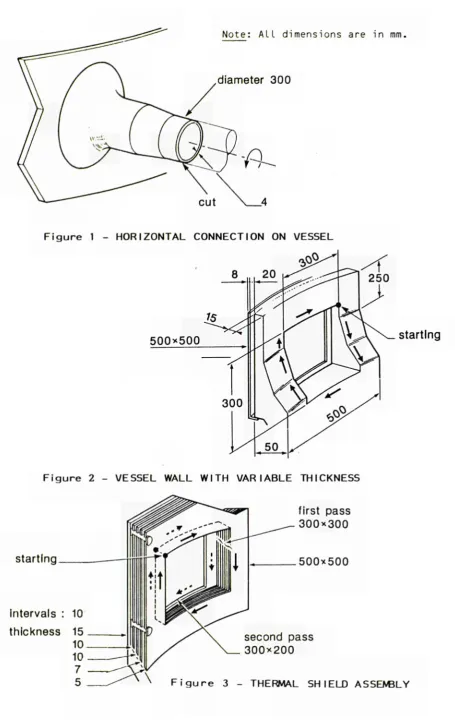 Figure 1 - HORIZONTAL CONNECTION ON VESSEL 