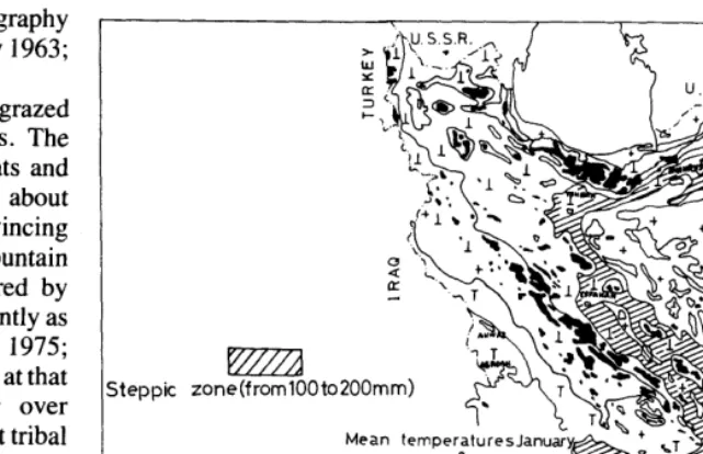 Table 1. Altitude and mean precipitation (mm) for main cities of the Steppic Zone. 