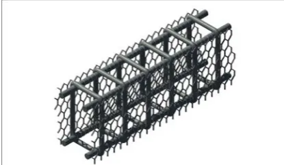 Fig 1.Reinforcement for Ferro-cement beams 