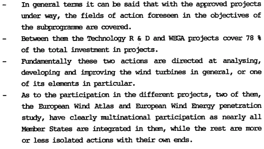 Table 1 shows the composition of the programme once the research 