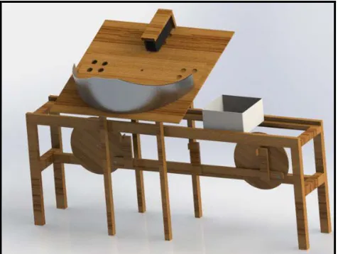 Figure 3(a): Side view of counting assembly 