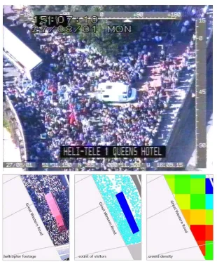 Figure 10: Crowd density at the Notting Hill Carnival   
