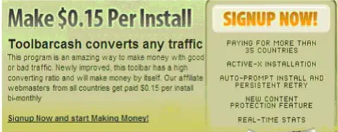 Fig. 10  An example offering a banner that causes “automatically prompting installation and persistent retry” 