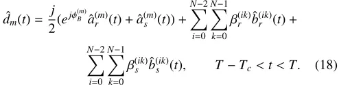 Fig. 3. The output operator corresponding to the recombined 