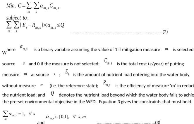 Table  4  summarises the  effectiveness of   the   different   measures in  terms  of  the  %  reduction   in stream nitrate concentrations and % reduction in nitrate-N load at the location where the mitigation measure is implemented