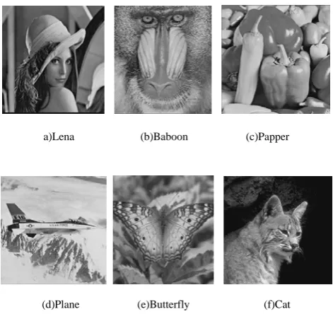 Fig. 4 shows the PSNR graph of proposed method on different images.  
