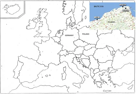 Figure 2. Possible localization for first Polish NPP. 