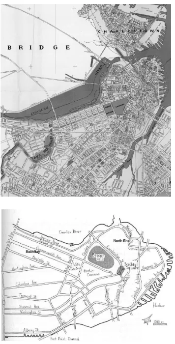 Figure 6: Major roads and districts in downtown