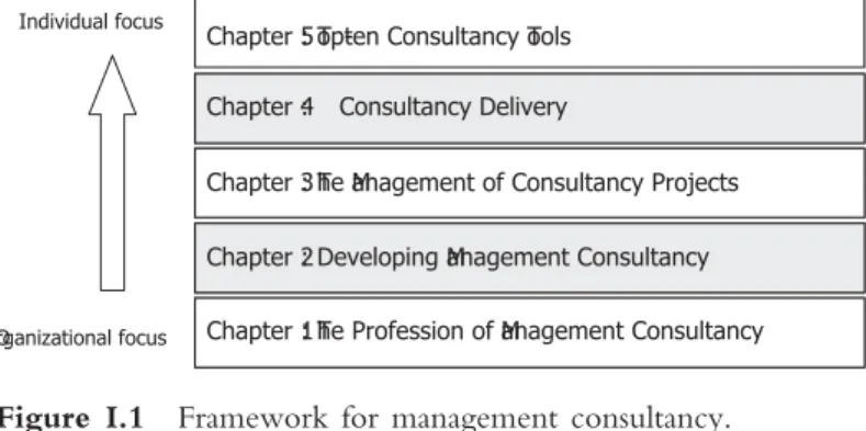 Figure I.1  Framework for management consultancy.  