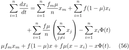 Fig. 9(b): from a given population xj, mutation will not