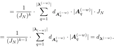 Table 1: Cardinality of the set of admissible solutions for various combinations of time lagsTables k and