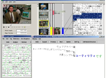 Figure 1: Multimedia Annotation Editor