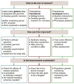 Figure 2. Guide to the use of genetic methods in research and development, sorted according to 