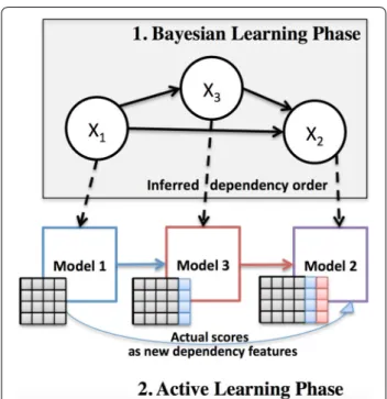 Fig. 5  Bayesian network for five used HTS assays. Size of the node 