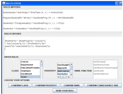 Fig 8: Domain Restriction  edited in RECC-GUI as a rule by a analyst.  