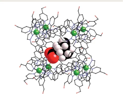 Table 1Summary of binding constants andH DG� values for formation of complexes of neutral and charged forms of the guests with the host cage (water, 298 K)