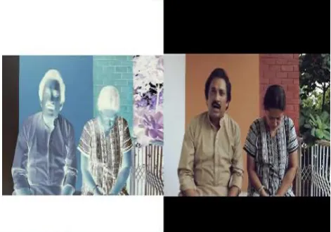 Fig. 5 Raw Image2 and Enhanced Image2 