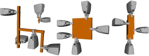 Fig. 2: Sequential assembly operations for of a chair.