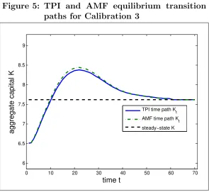 Figure 5: TPI and AMF equilibrium transition
