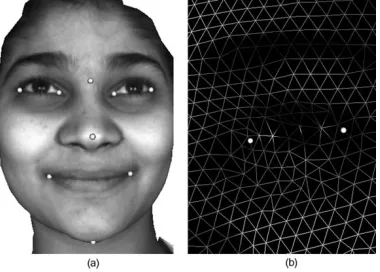 Fig. 2.The age distribution of our training set of 400 faces.