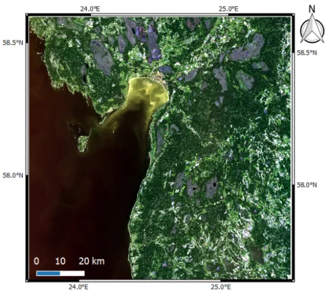 Figure 23: Sentinel-2A optical image
