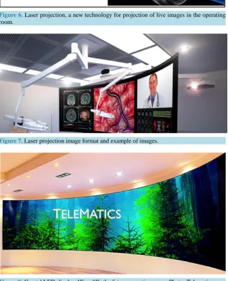 Figure 8. Crystal LED-display 4K or 8K, the future operating room. Photo: Telematics.       
