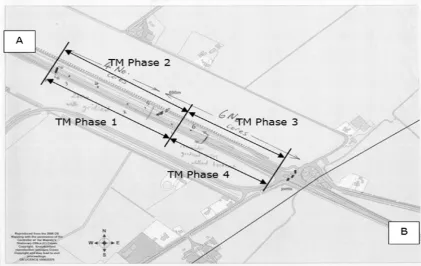 Fig. 3. Phased lane closure in A17 trafﬁc management.