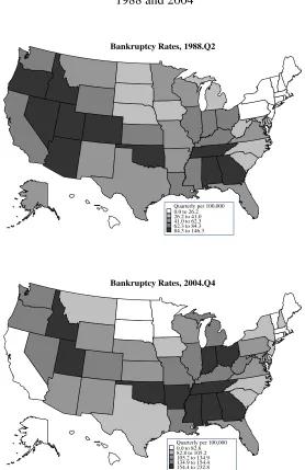 Figure 5 State Bankruptcy Rates 