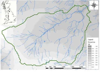 Fig. 3. Location and map of the Trout Beck catchment. 