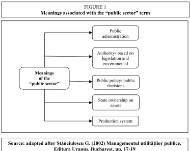 FIGURE 1Meanings associated with the “public sector” term